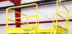 secondlevel platform handrail