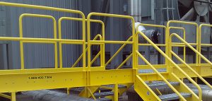 handrail along walkway